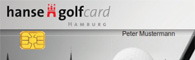 Hanse Golf Card Logo
